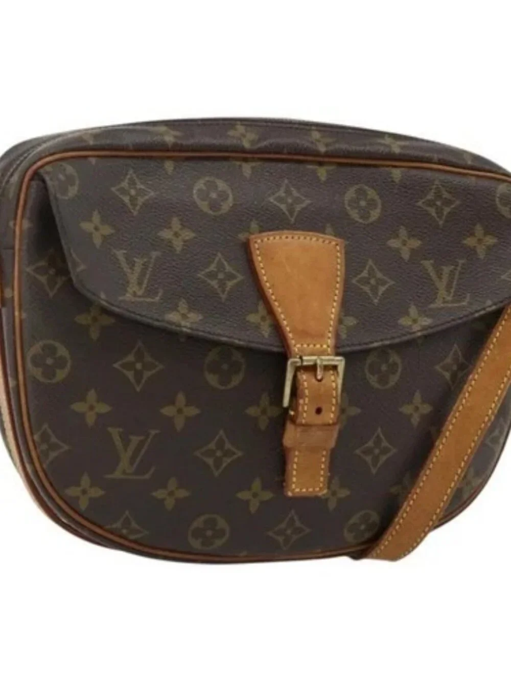 LOUIS VUITTON Monogram Jeune Fille GM Shoulder Bag M51225 LV Auth ep14236